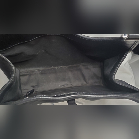 🔥Host Pick!🔥GUCCI Jackie black Canvas/Leather - shoulder Bag - Vintage🔥🔥🔥🔥 - Picture 9 of 14